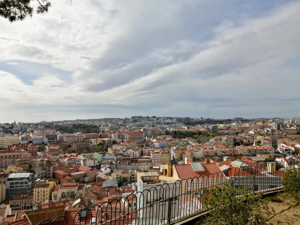 Blick über Lissabon.